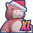 XL Santa Capybara Plushie
