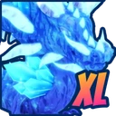 XL Sapphire Crystal Dragon