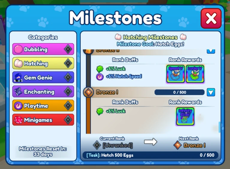 New Feature: Milestones