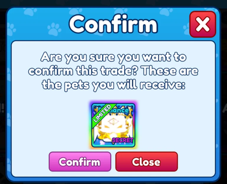 New Trade Confirmation