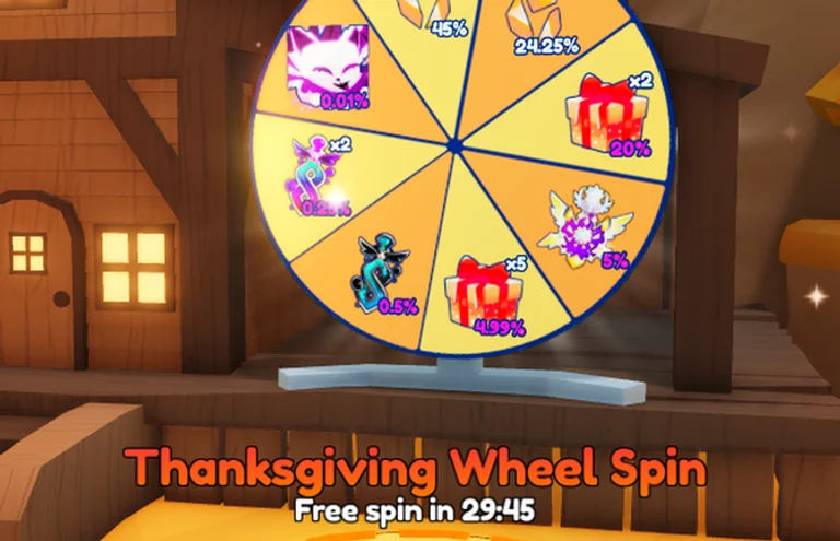 Thanksgiving Wheel Spin
