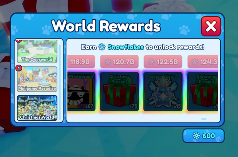 Christmas World Rewards