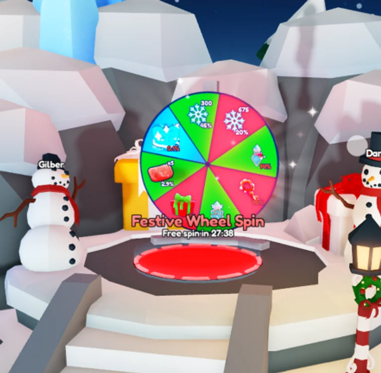 Christmas Wheel Spin