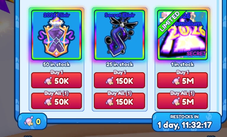New Years Shop