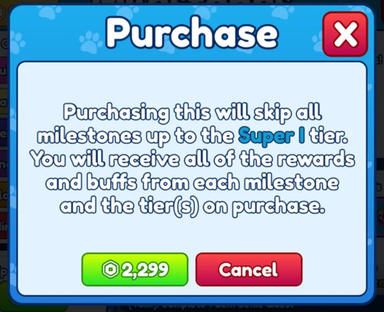 New Player Milestone Skips