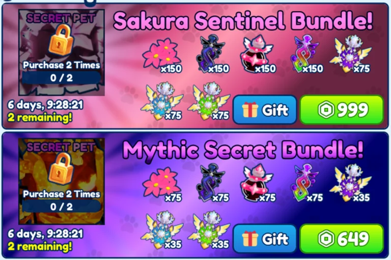 New Shop Bundles