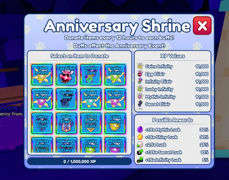 Anniversary Shrine