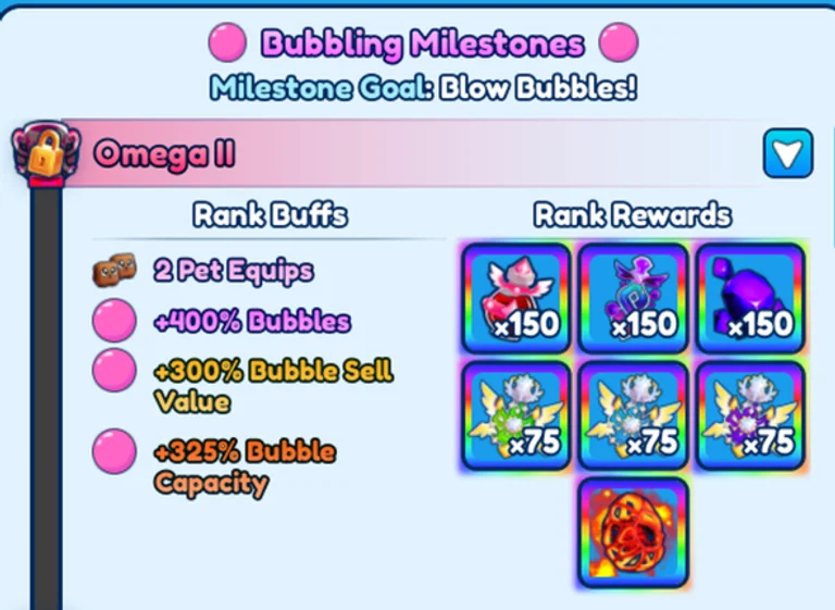 New Milestone Tier: Omega II