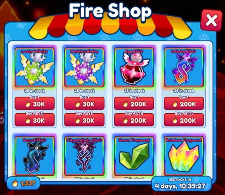 Fire & Ice Shops