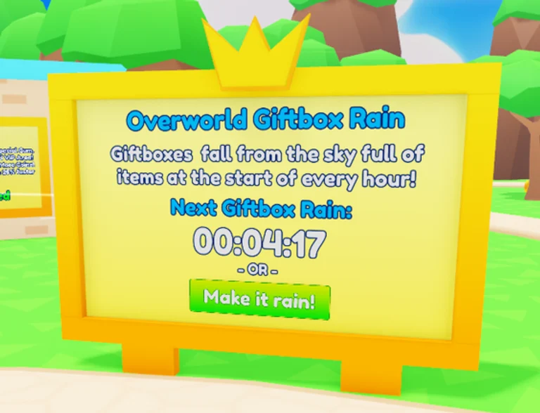 Gift Rain Changes