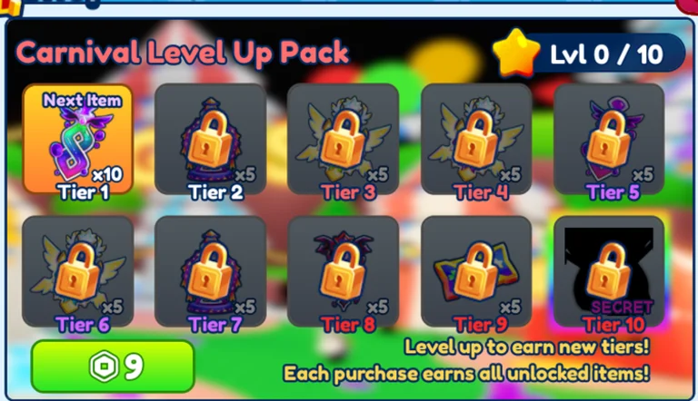 Carnival Level Up Pack