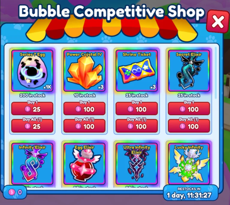 The Bubble Competition