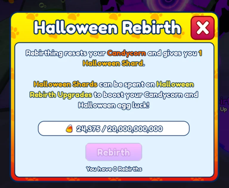 Returning Feature: Rebirths