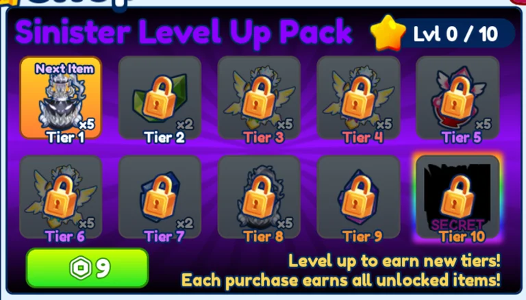 Sinister Level Up Pack