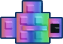 Rainbow Brick Fish