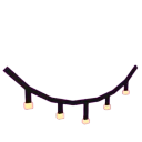 Small Hanging Rope Light