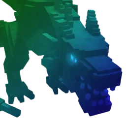 Rainbow Big Black Dragon