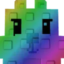 Rainbow Big Bunny