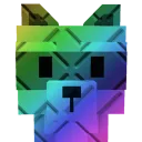 Rainbow Big Raccoon