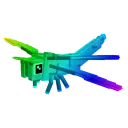 Rainbow Golden Dragonfly