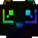 Rainbow Mega Black Cat