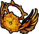 Golden Celestial Timepiece