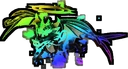 Rainbow Candycorn Dragon