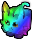 Rainbow Crystal Kitty