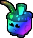 Rainbow Mushroom Bunny