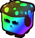 Rainbow Mushroom Doggy