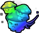 Rainbow Mushroom Serpent