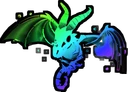 Rainbow Origin Fossil