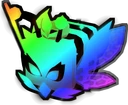 Rainbow Queen Bee